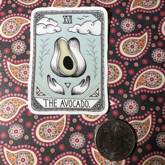 AVOCADO Tarot Witchy Spiritual Light Worker Magick Occult Tarot Reader Fortune - Picture 2 of 3